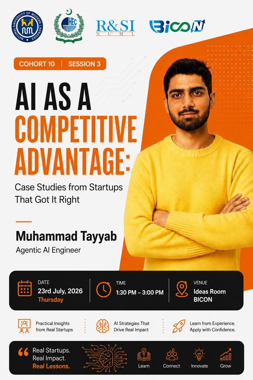 AI as a Competitive Advantage – Interactive Session with Muhammad Tayyab